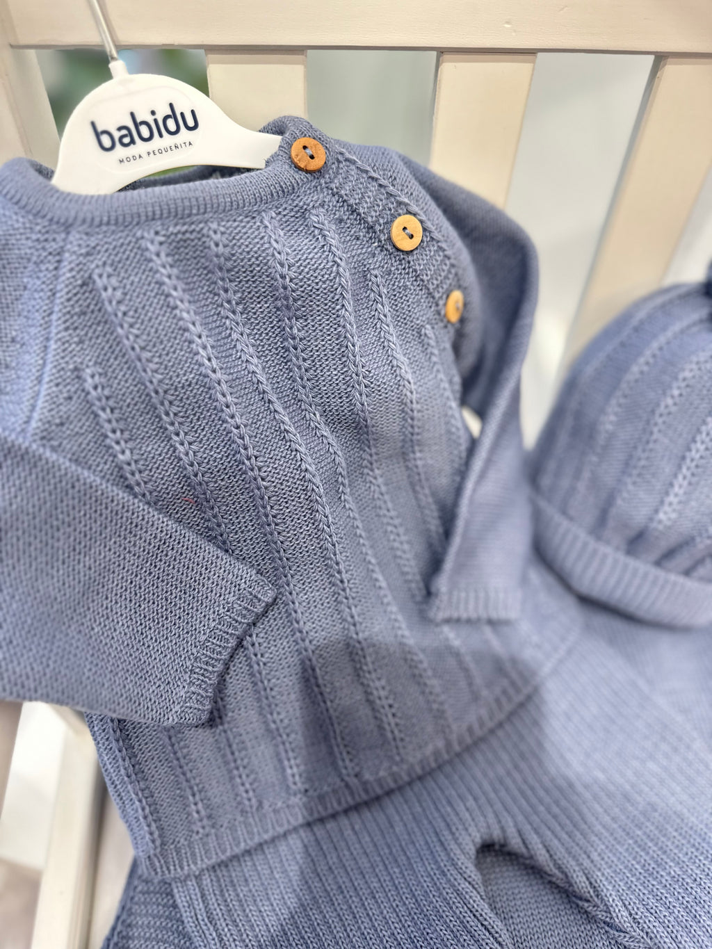 Babidu dark blue knit set
