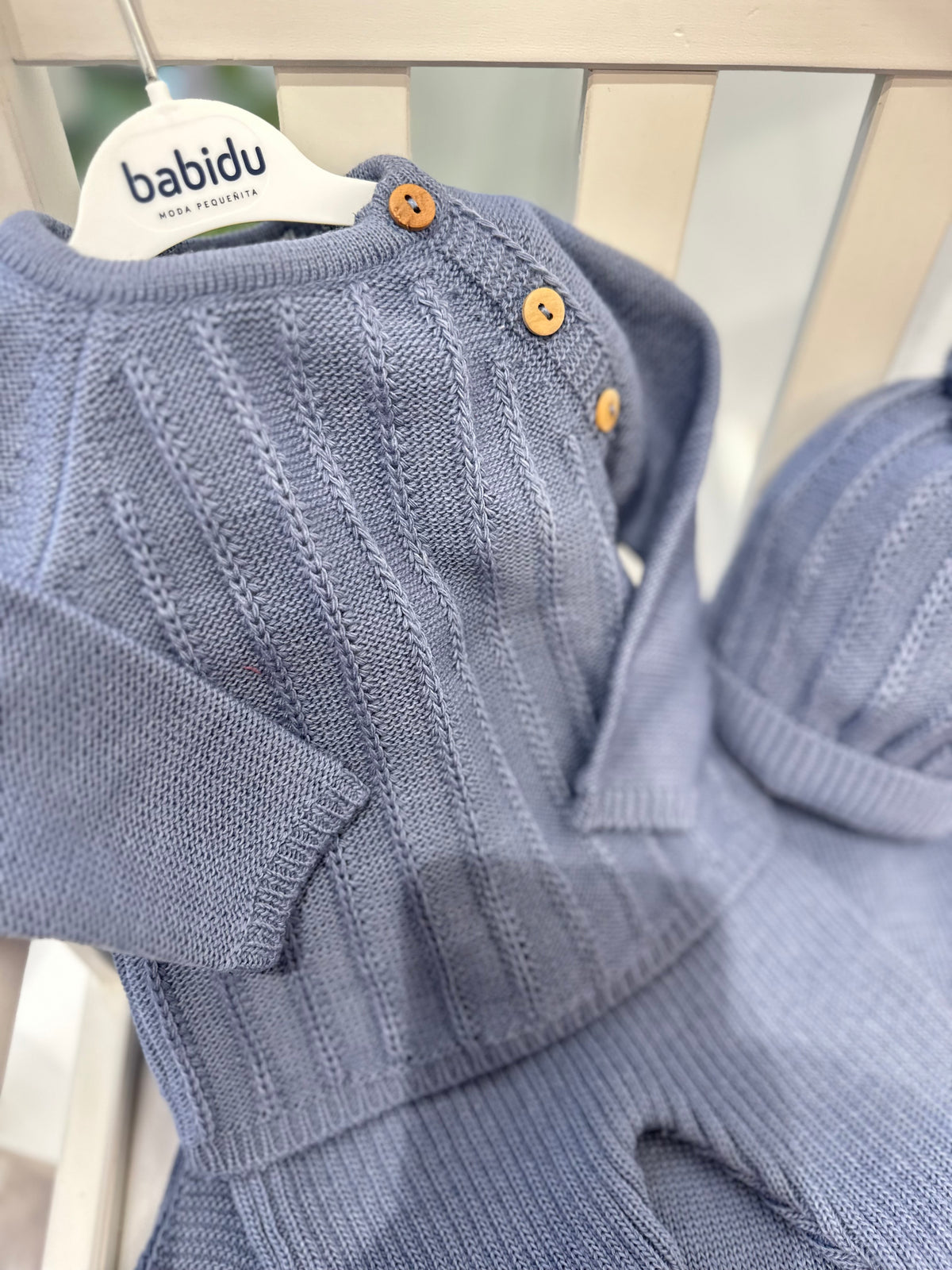 Babidu dark blue knit set