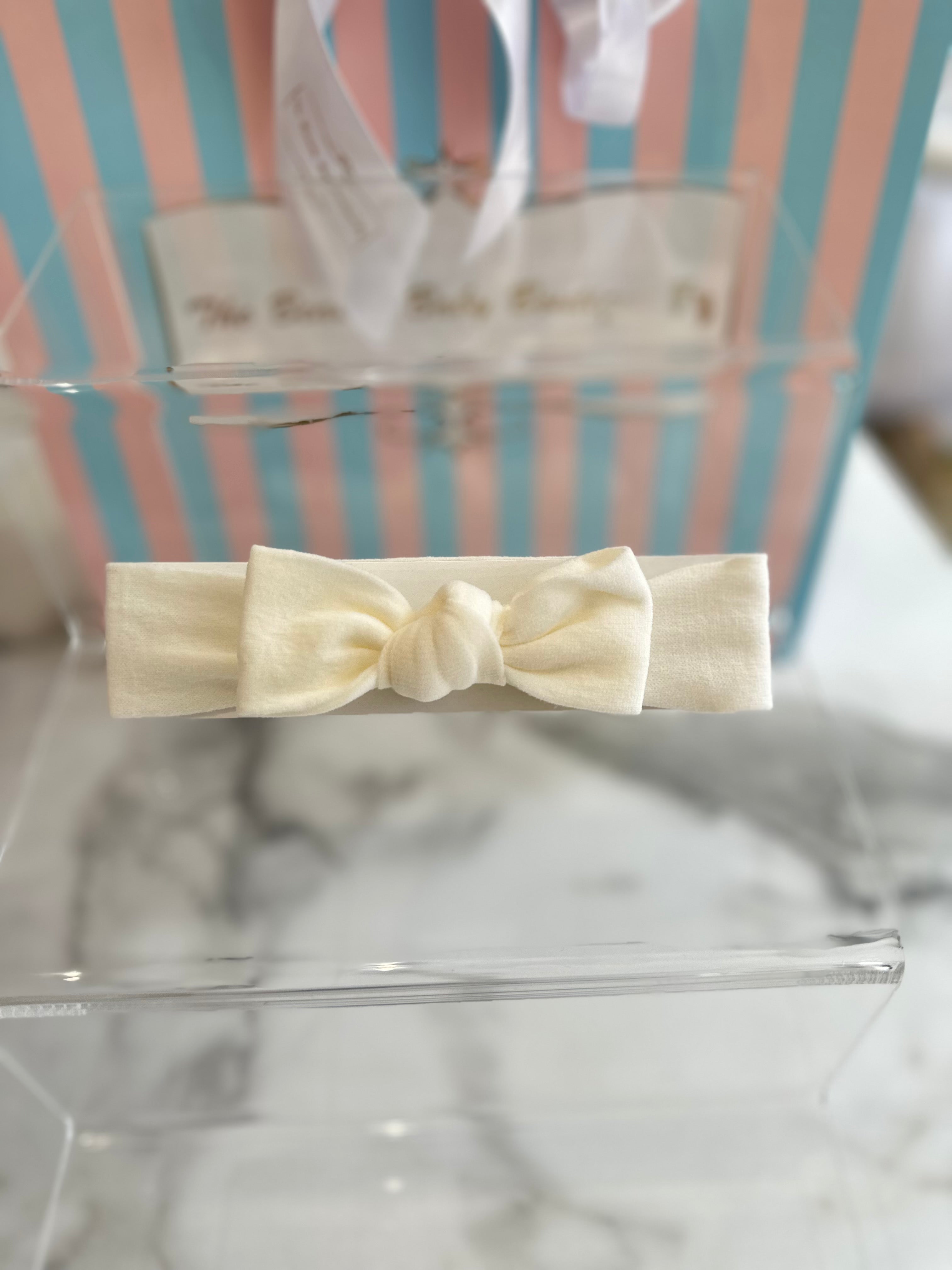 Cream headband