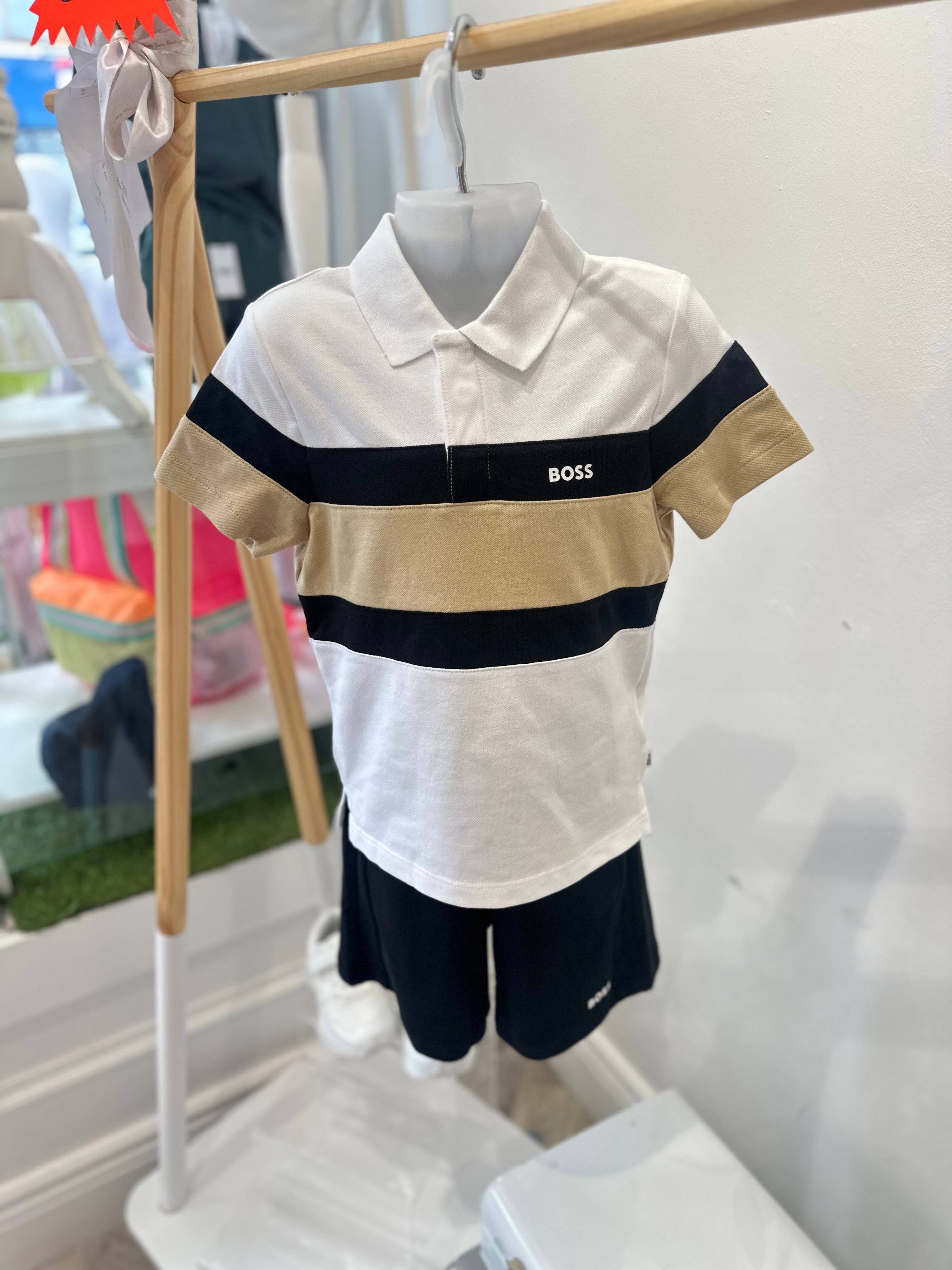 Hugo Boss polo T-shirt & shorts
