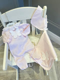 Baby Gi pink Butterfly baby grow
