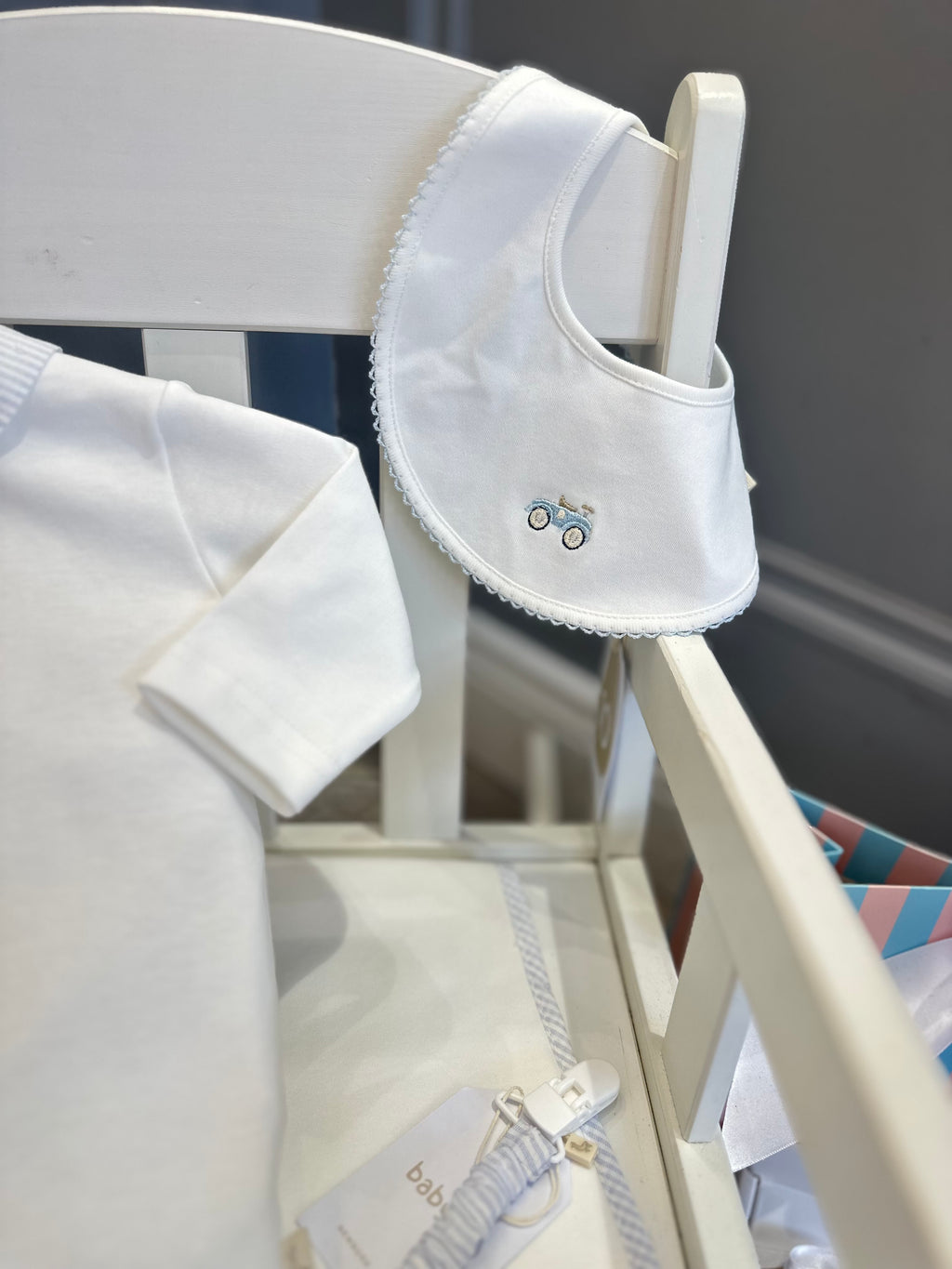 Baby Gi white babygrow