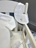 Baby Gi white bib