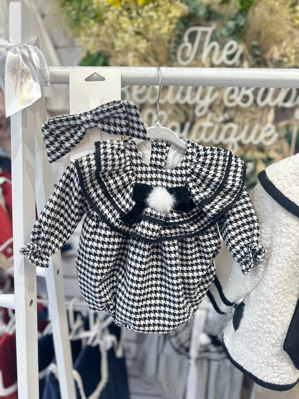 Be Chic black & white romper