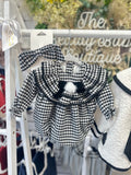 Be Chic black & white romper