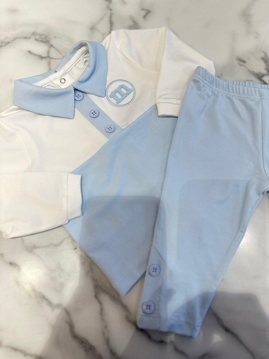 Mitch and son tracksuit
