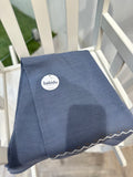 Babidu dark blue knit blanket