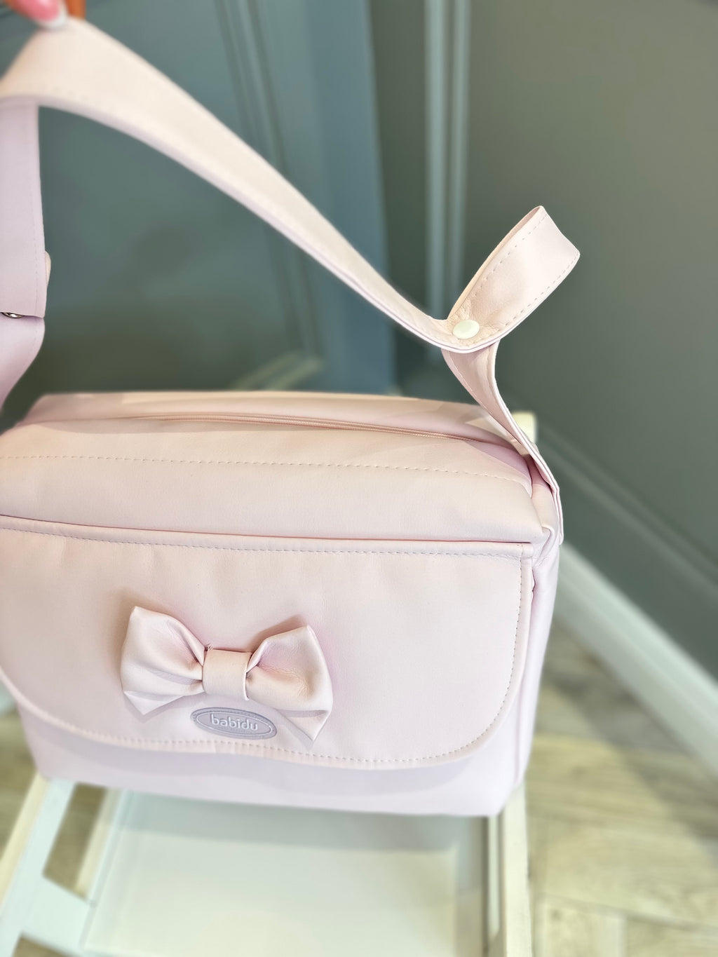 Pink Babidu bag with bow