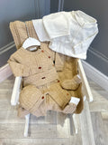 Leo King beige knit set