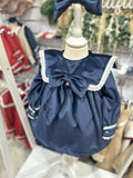 Be Chic navy velour dress