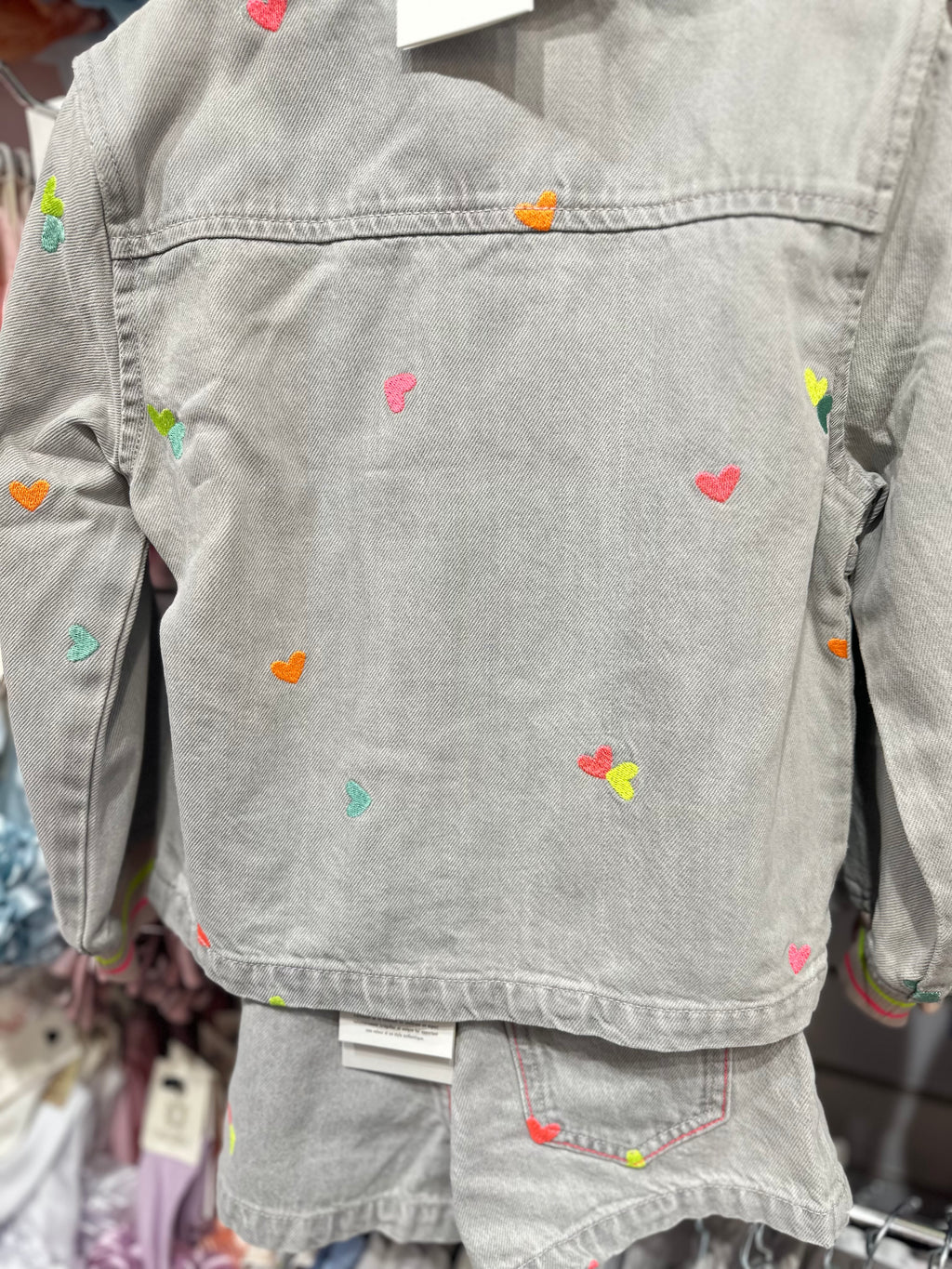 Billie Blush grey denim co ord