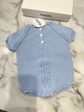 Blue Babidu knit romper