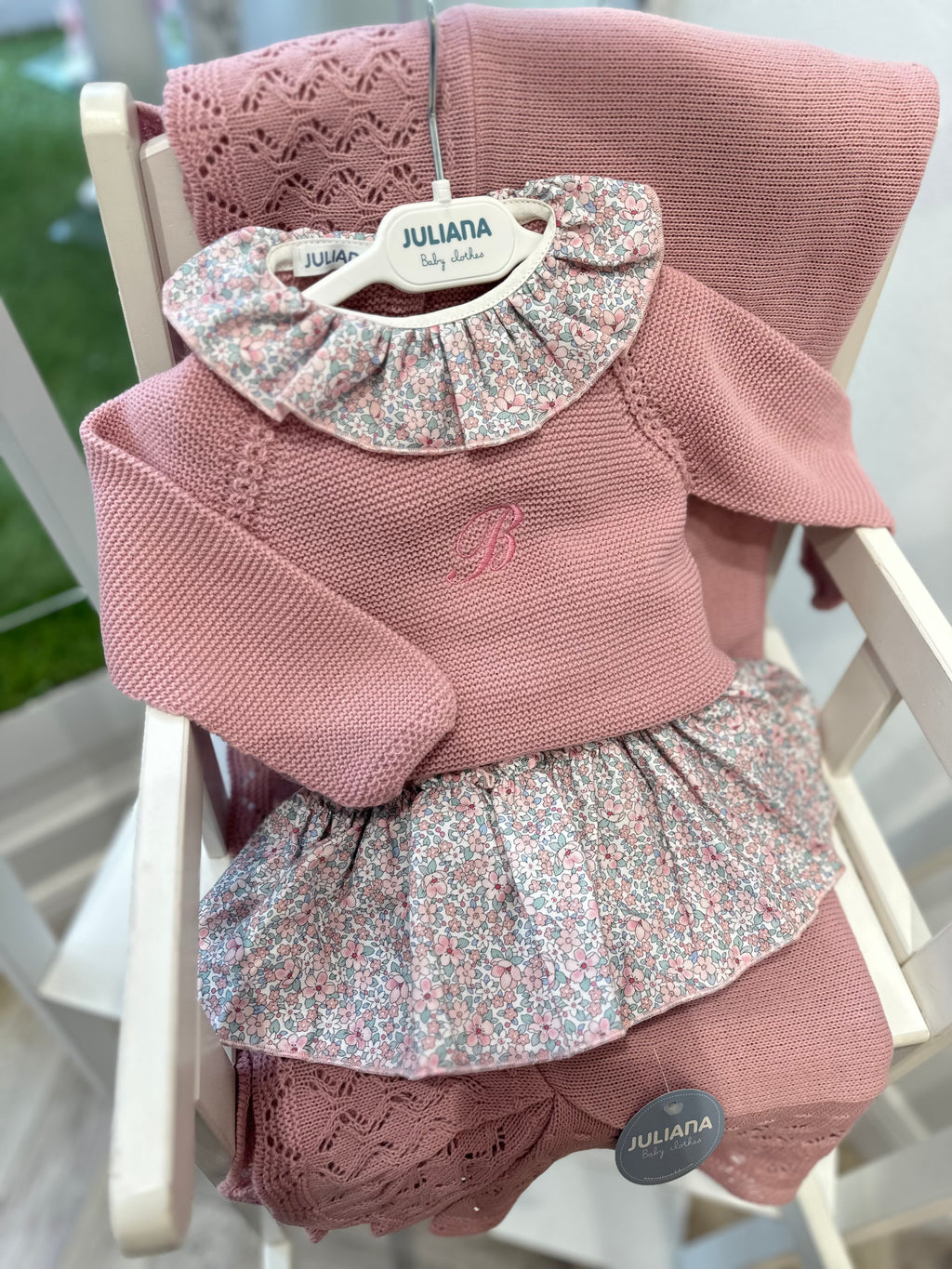 Juliana pink floral two piece