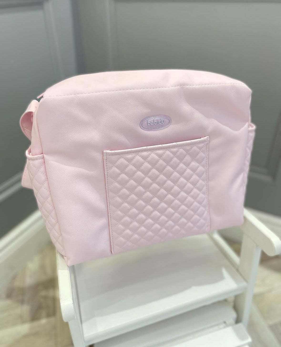 Pink Quilted Babidu bag