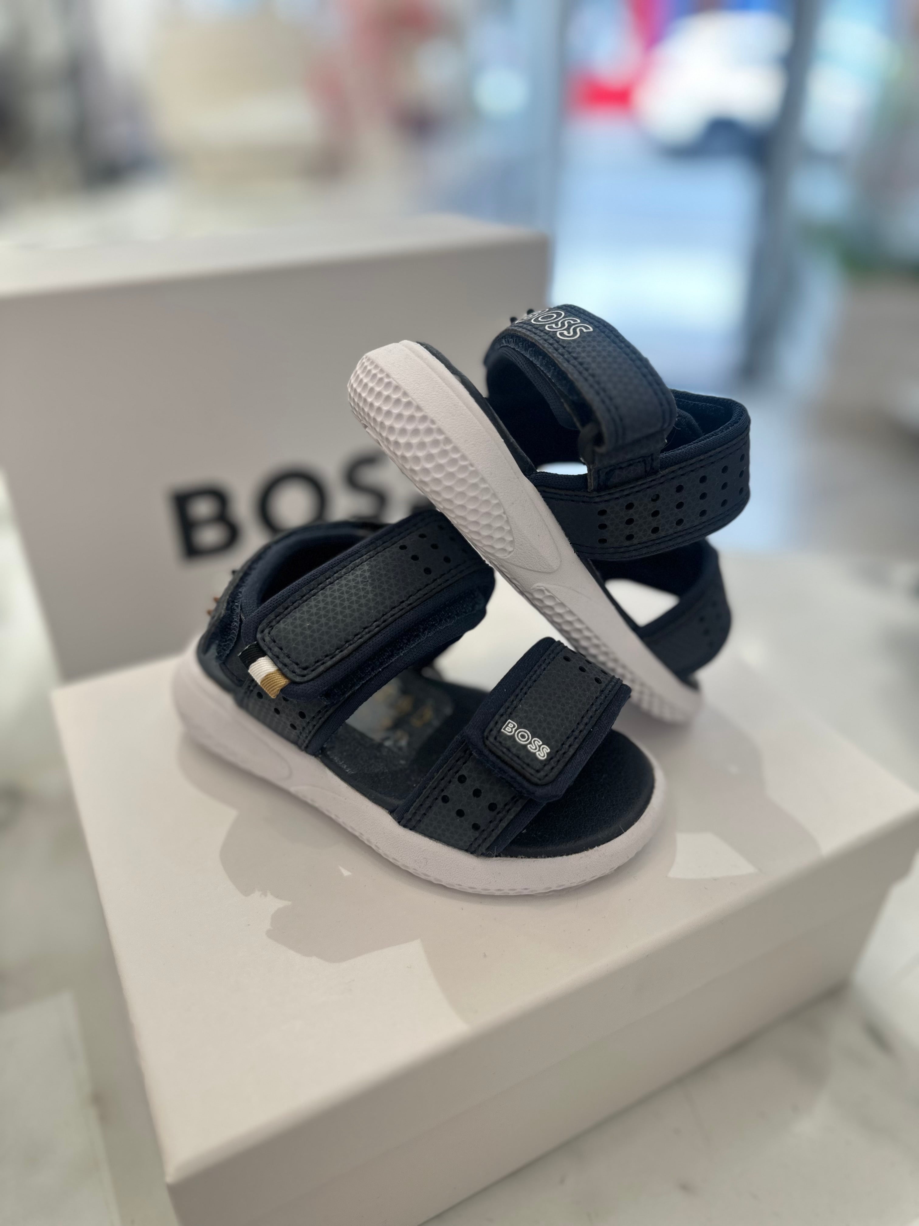 Hugo Boss navy sandal
