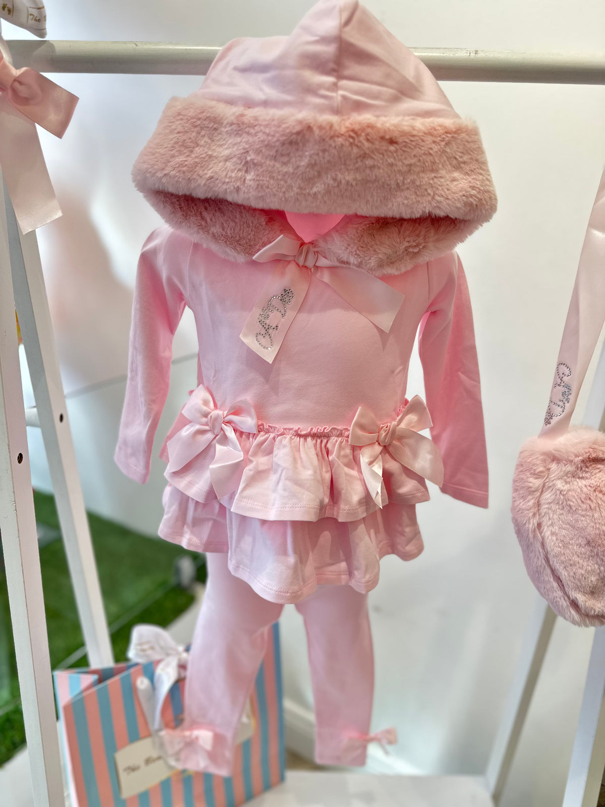 Adee pink Alina leggings set
