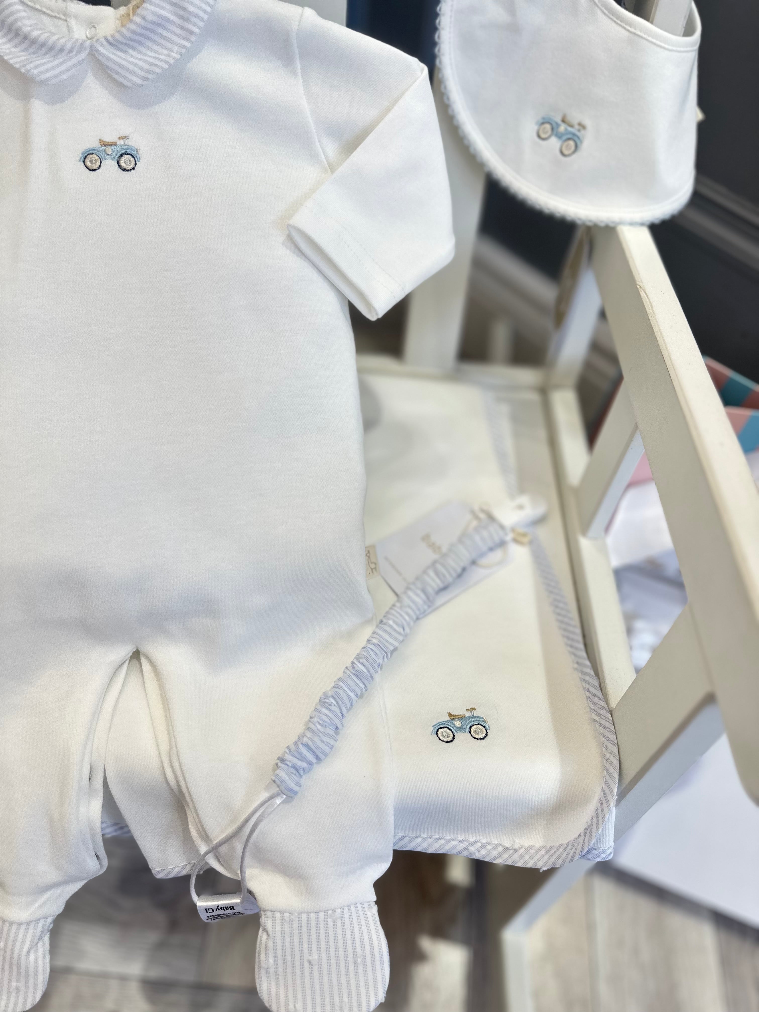 Baby Gi white babygrow