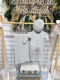 Grey knit set
