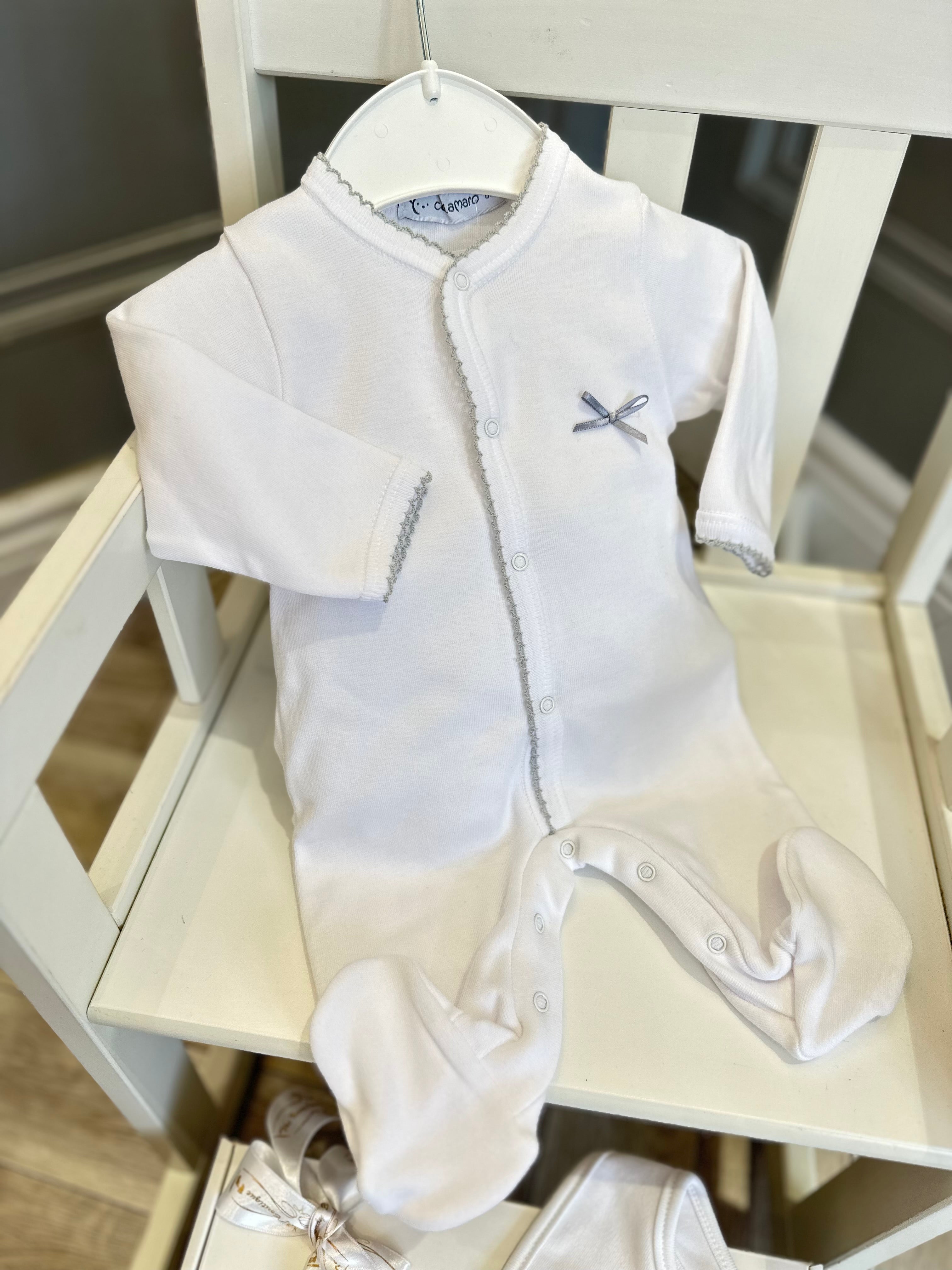 Calamaro babygrow with Grey