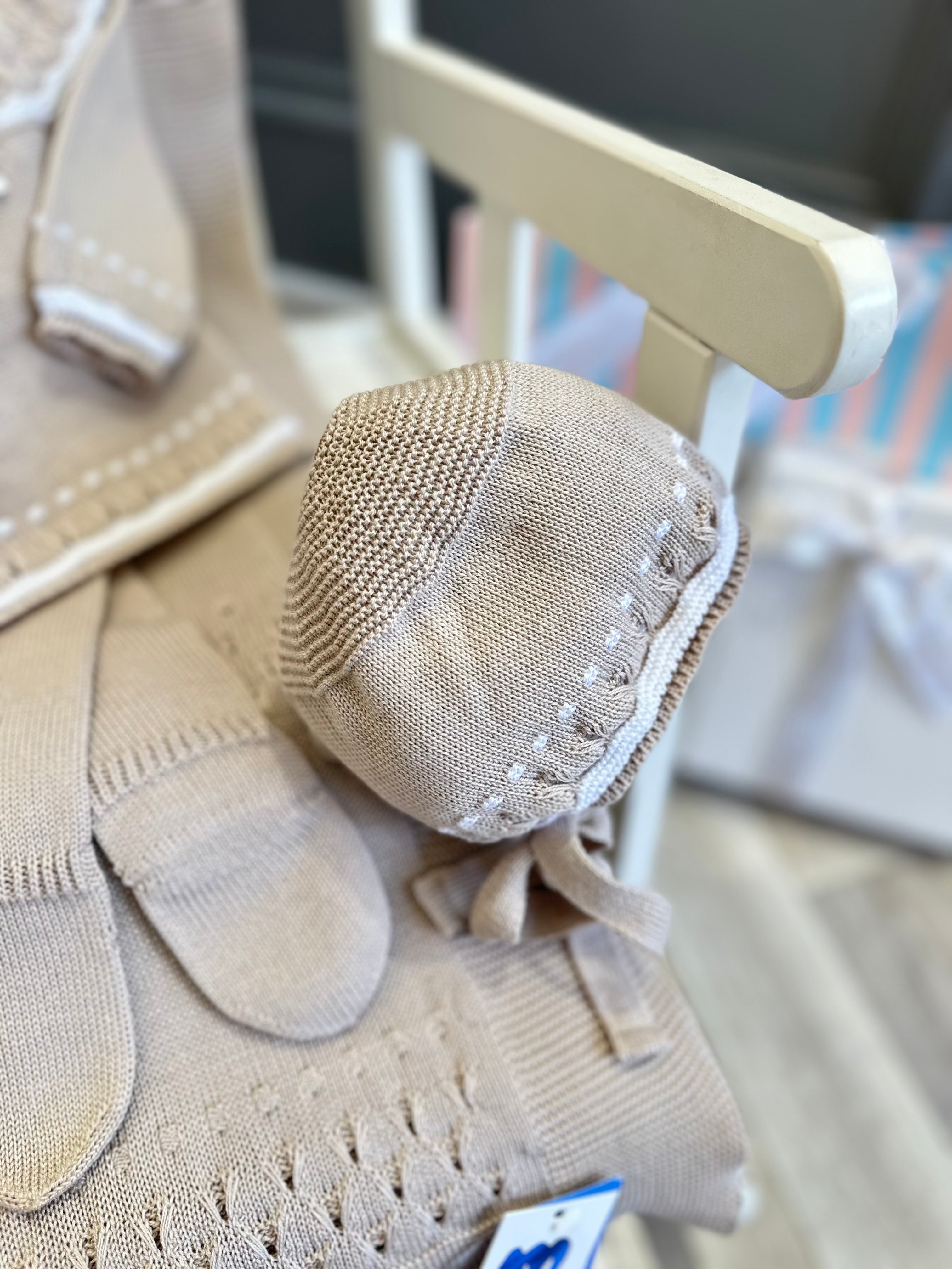 Beige Mac ilusion knit set