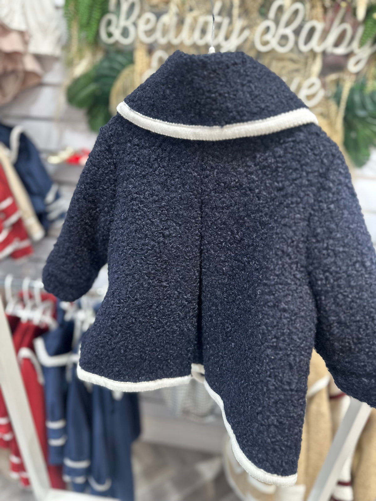 Be Chic boys navy coat