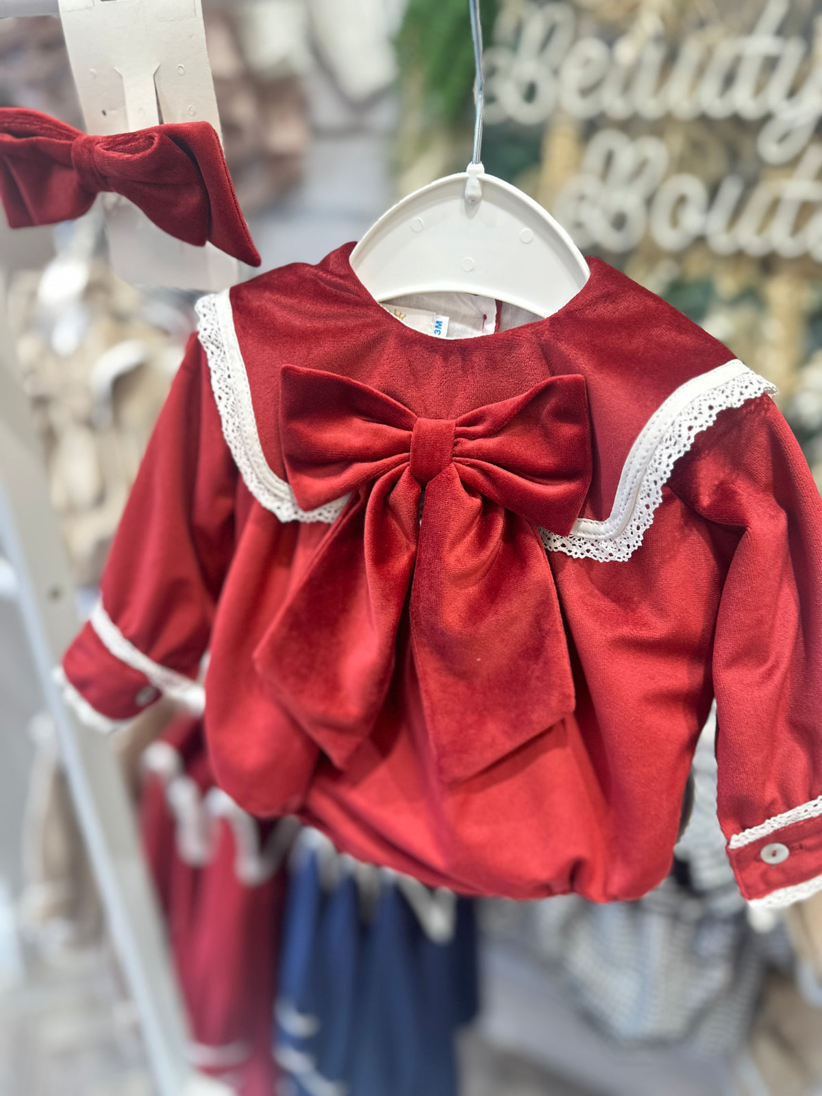 Be Chic red romper