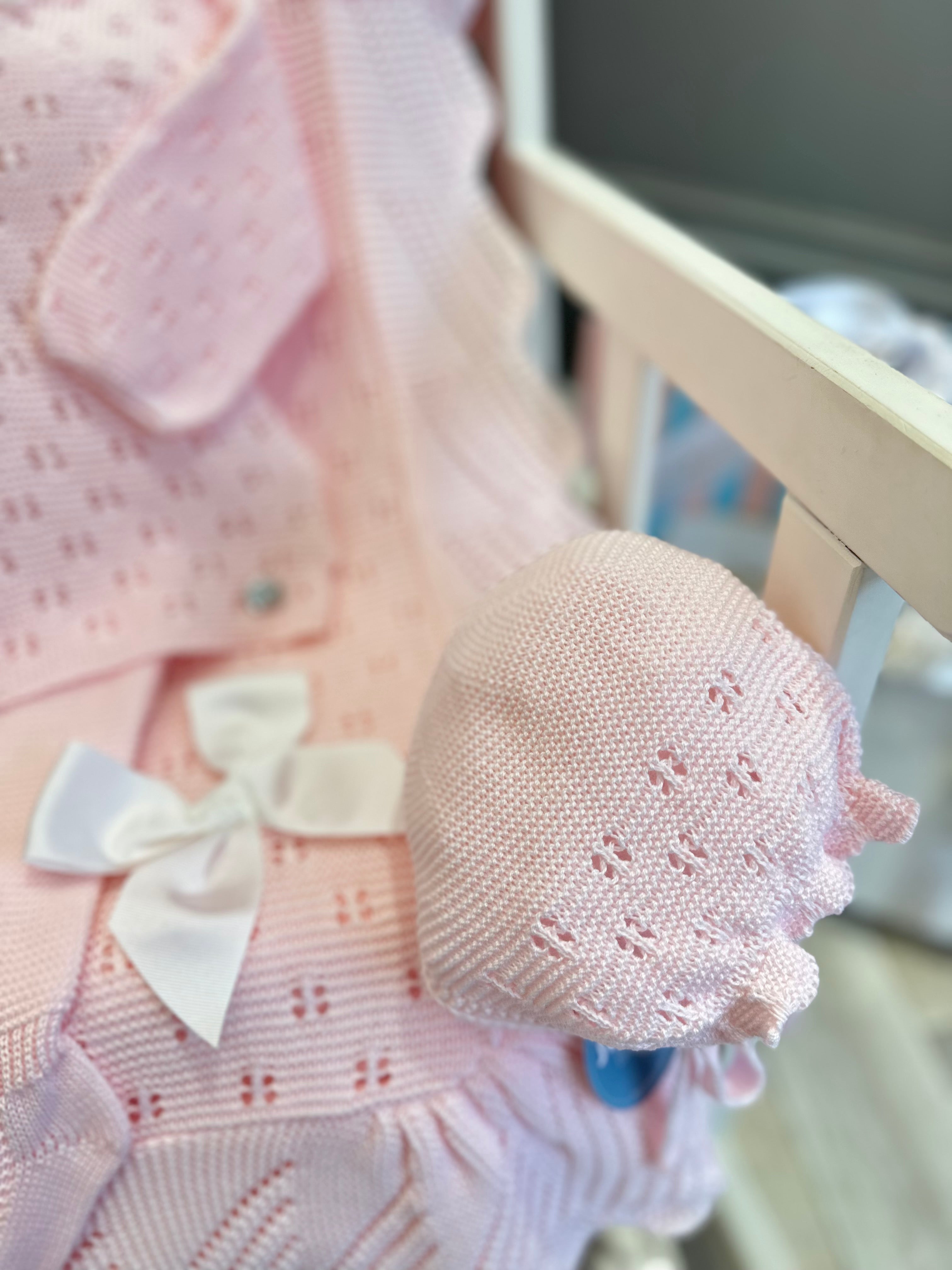 Juliana knitted pink set