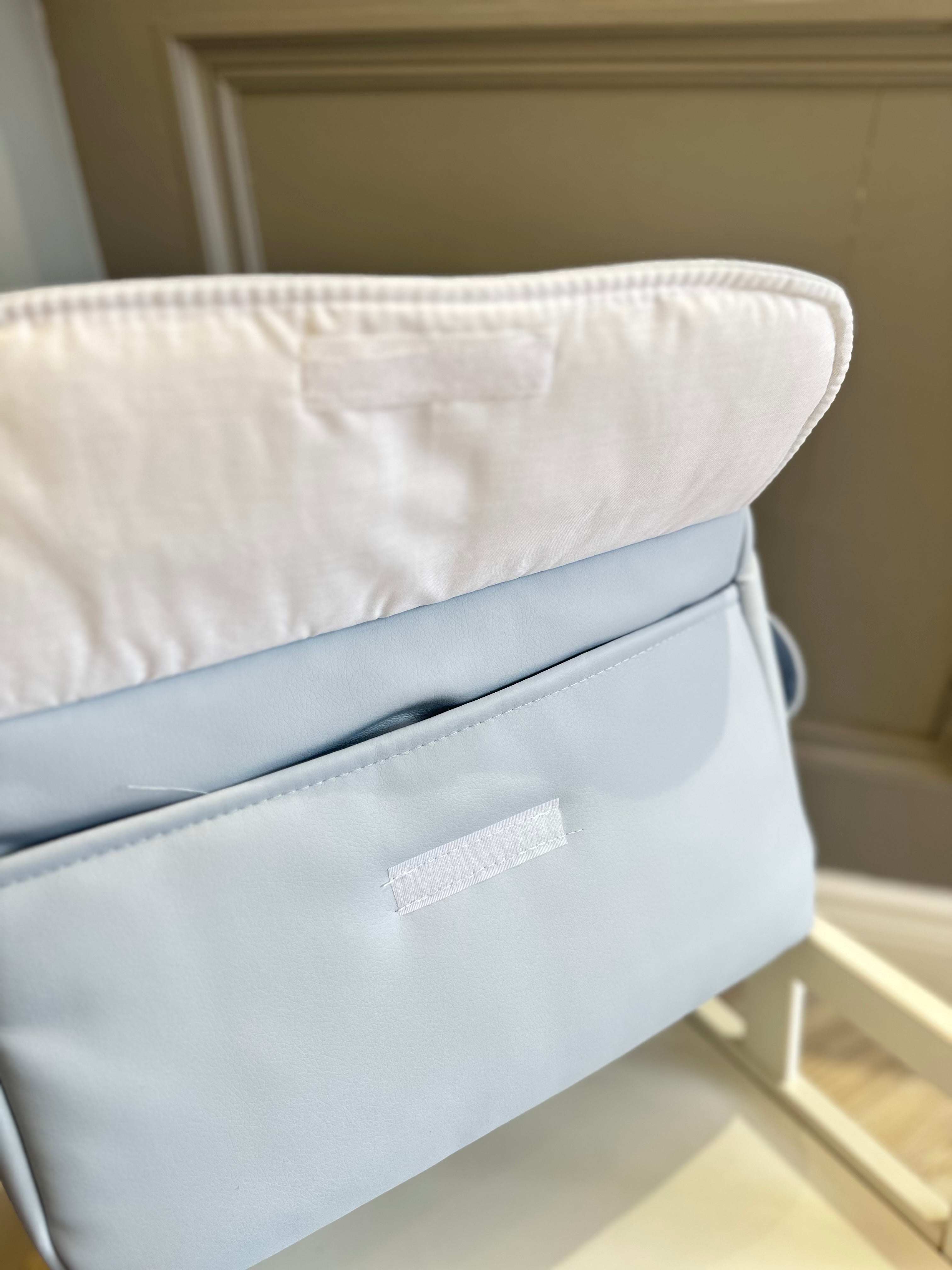 Blue Babidu bag with bow