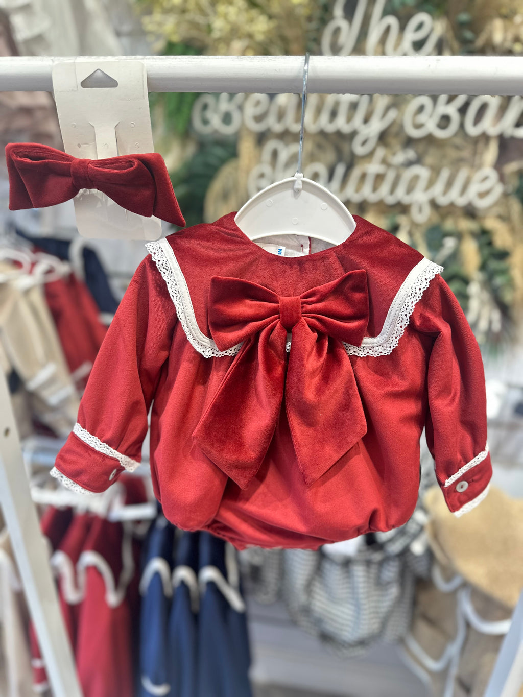 Be Chic red romper
