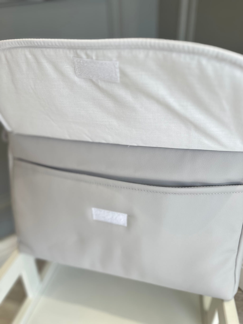Grey Babidu bag with bow