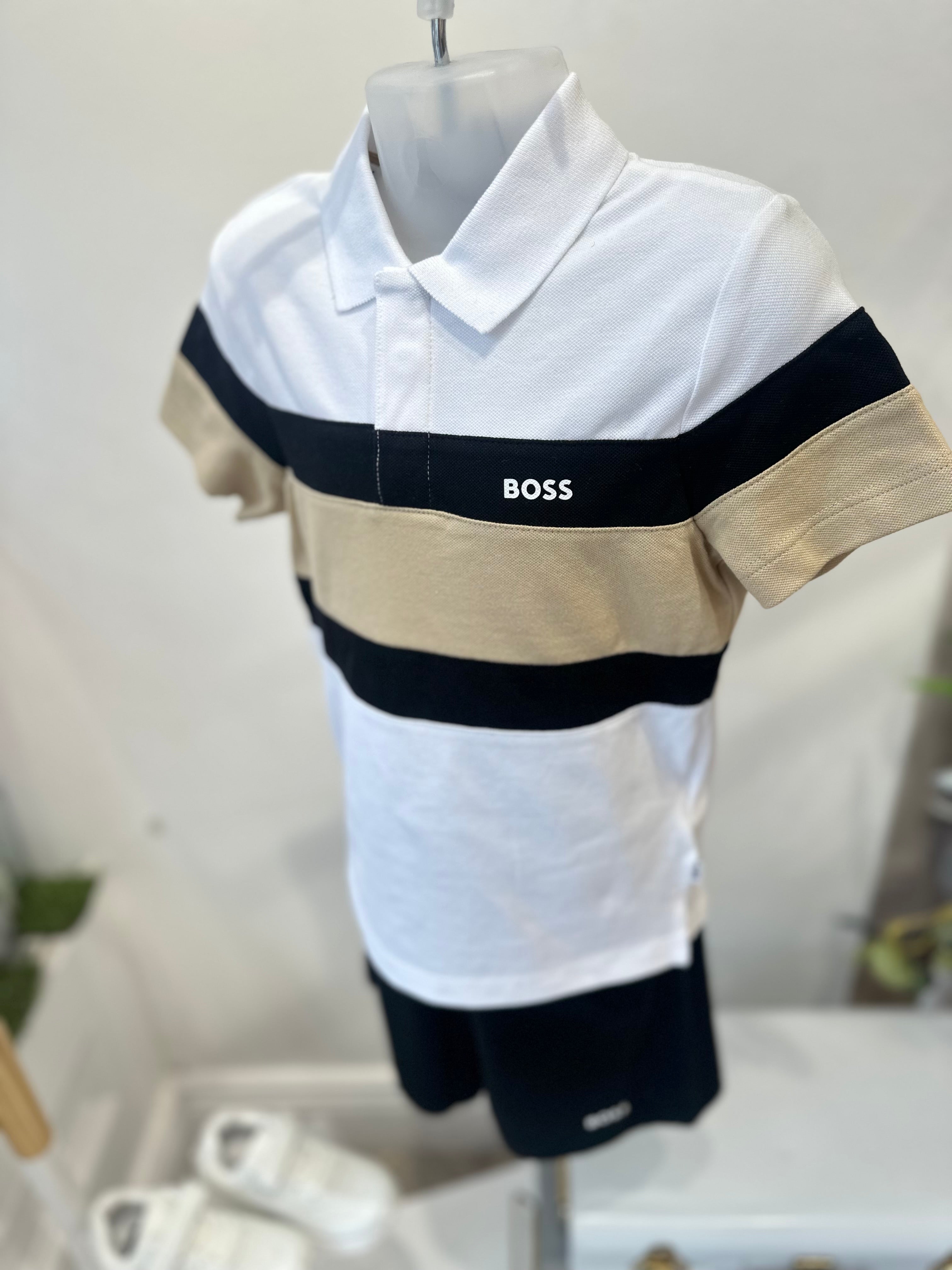 Hugo Boss polo T-shirt & shorts