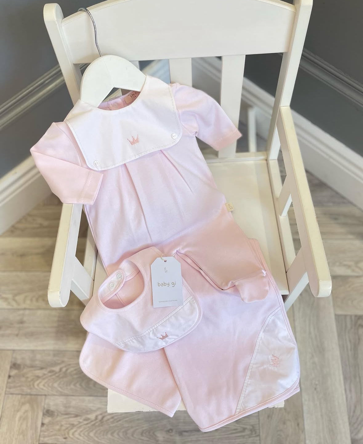 Baby Gi Crown Babygrow