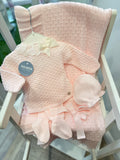 Juliana pink lace knit set