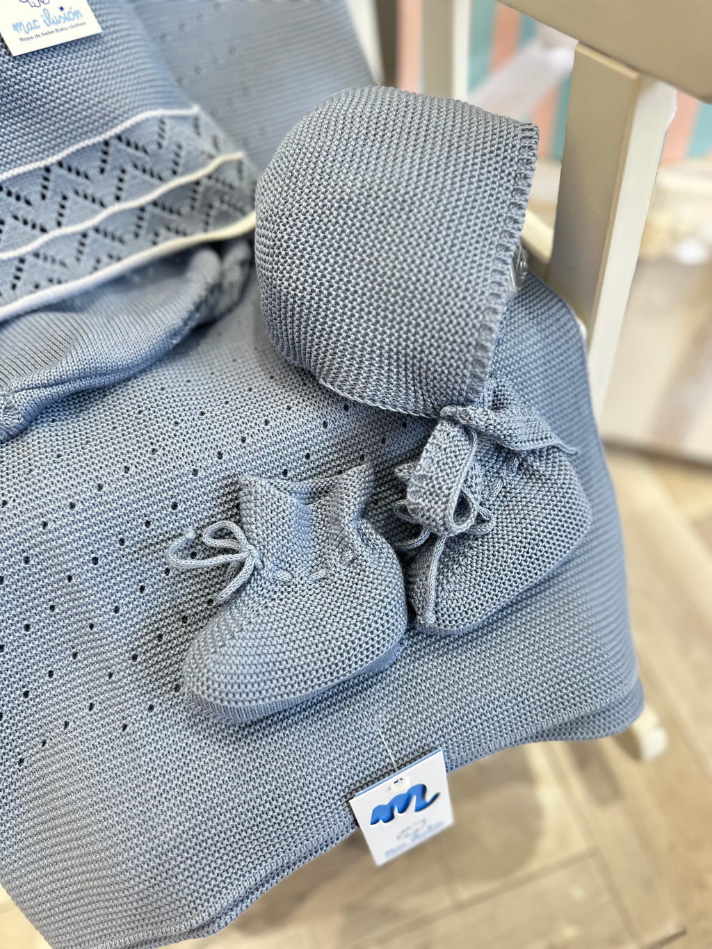 Juliana Dark blue knitted set