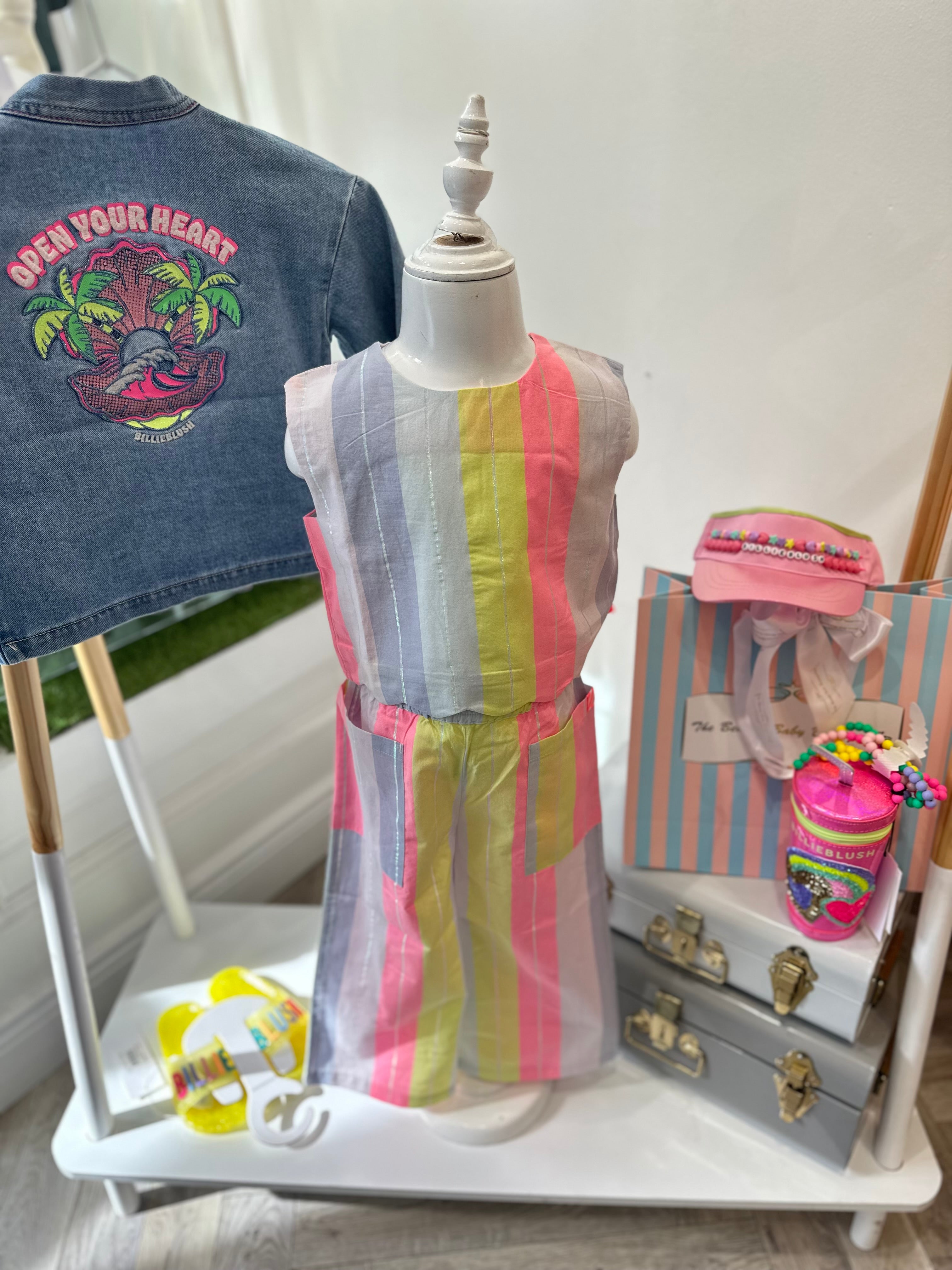 Billie blush linen co ord