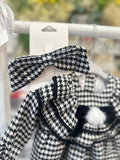 Be Chic black & white bow