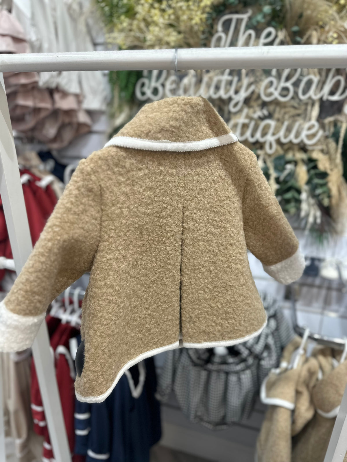 Be Chic beige boys coat