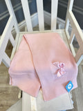 Pink Sardon blanket with bow