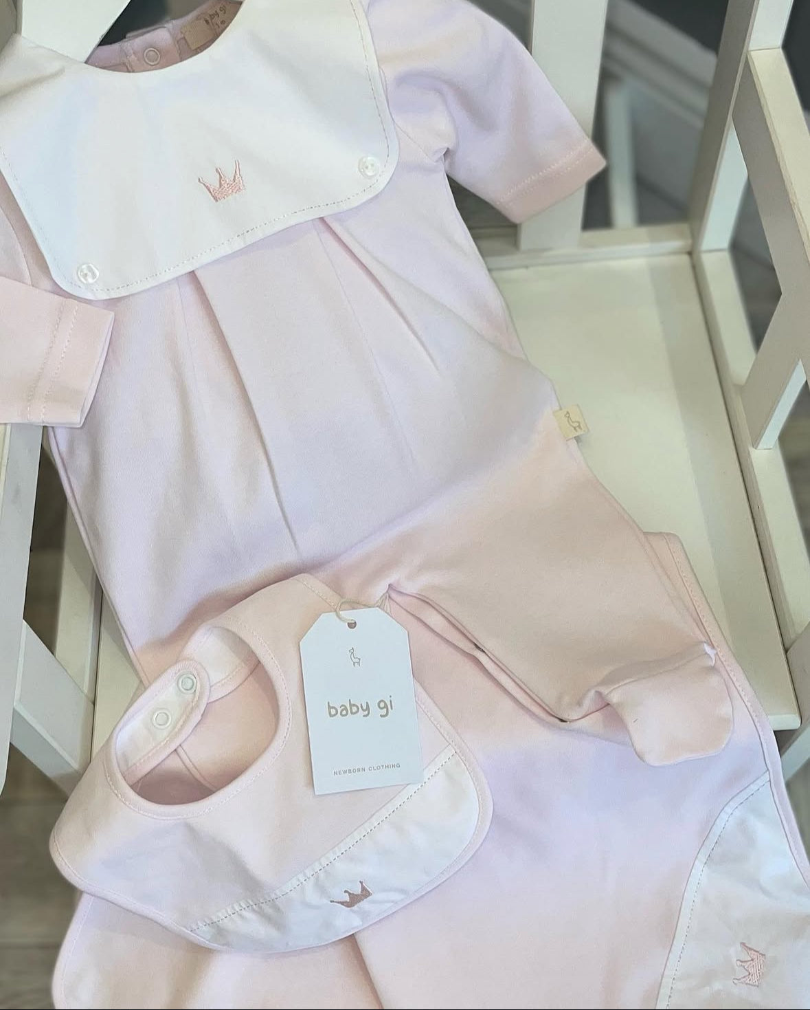 Baby Gi Crown Babygrow