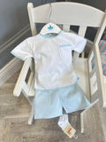Mint stripe set