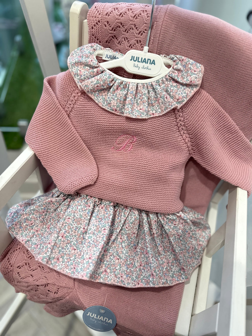 Juliana pink floral two piece