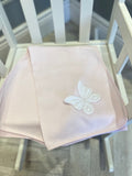 Baby Gi pink cotton Butterfly blanket