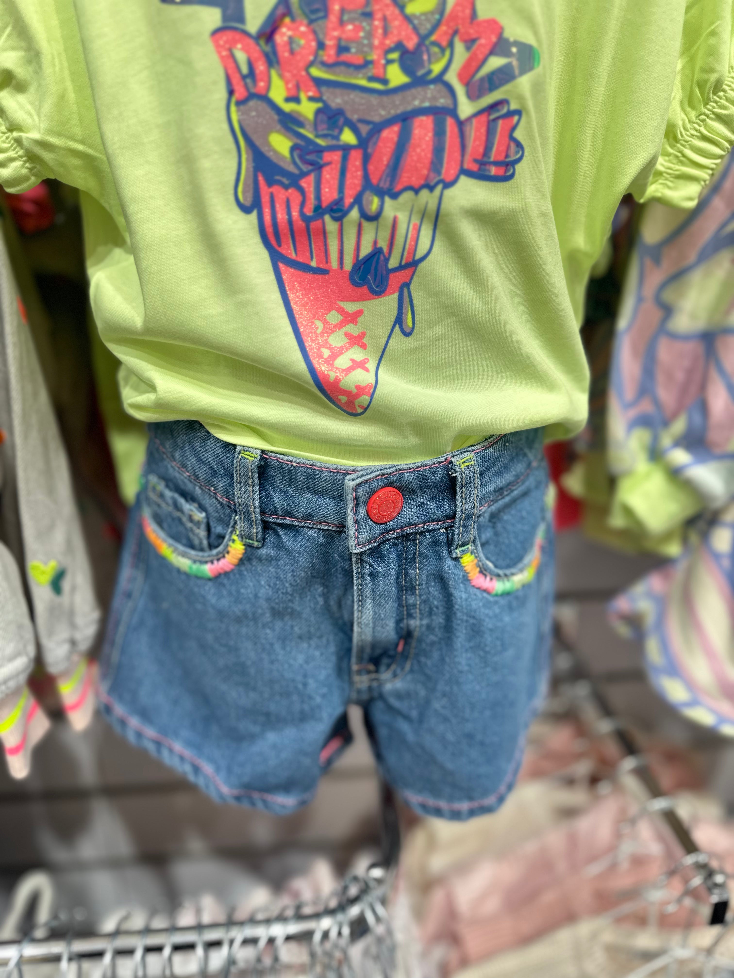 Billie Blush denim shorts